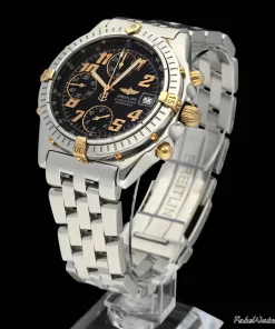 Alternative view of Breitling Blackbird B13350 Automatic 40mm Unisex Replica Watch - Black Dial, Steel Case