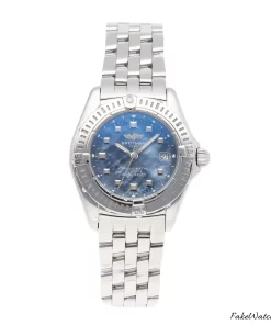 Breitling Callistino A72345 Quartz 29mm Female Replica Watch - Pearl Dial, Steel Case
