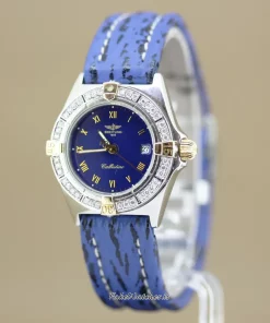 Alternative view of Breitling Callistino B52043 Quartz 28mm Female Replica Watch - Blue Dial, Steel Case