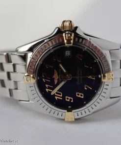 Alternative view of Breitling Callistino B52045.1 Quartz 28mm Female Replica Watch - Black Dial, Steel Case