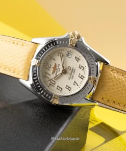 Alternative view of Breitling Callistino B52345 Quartz 29mm Female Replica Watch - White Dial, Steel Case