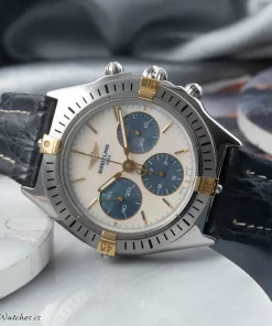 Alternative view of Breitling Callisto B11045 Manual winding 36mm Unisex Replica Watch - Silver Dial, Steel Case