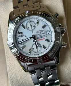 Breitling Chrono Cockpit A13358 Automatic 39mm Unisex Replica Watch - Pearl Dial, Steel Case
