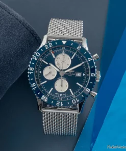 Breitling Chronoliner Y2431016.C970.101X Automatic 46mm Unisex Replica Watch - Blue Dial, Steel Case