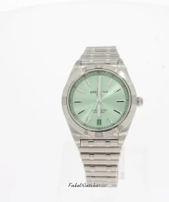 Breitling Chronomat 36 A10380101L1A1 Automatic 36mm Female Replica Watch - Green Dial, Steel Case
