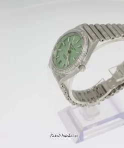 Alternative view of Breitling Chronomat 36 A10380591L1A1 Automatic 36mm Female Replica Watch - Green Dial, Steel Case