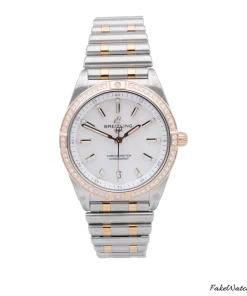 Breitling Chronomat 36 U10380591A2U1 Automatic 36mm Unisex Replica Watch - White Dial, Steel Case