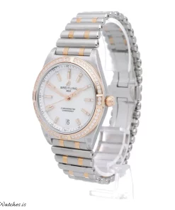 Alternative view of Breitling Chronomat 36 U10380591A2U1 Automatic 36mm Unisex Replica Watch - White Dial, Steel Case