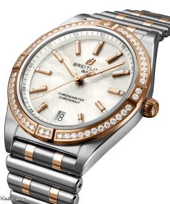 Alternative view of Breitling Chronomat 36 U10380591A2U1 Automatic 36mm Unisex Replica Watch - White Dial, Steel Case