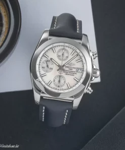Breitling Chronomat 38 W1331012/A774/385A Automatic 38mm Unisex Replica Watch - White Dial, Steel Case