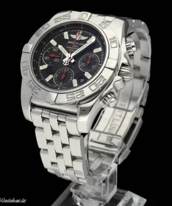 Alternative view of Breitling Chronomat 41 AB0141 Automatic 41mm Unisex Replica Watch - Black Dial, Steel Case