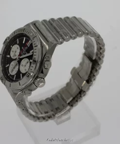 Alternative view of Breitling Chronomat 42 AB0134101B1A1 Automatic 42mm Unisex Replica Watch - Black Dial, Steel Case