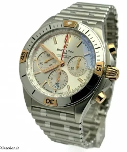 Breitling Chronomat 42 IB0134101G1A1 Automatic 42mm Unisex Replica Watch - Silver Dial, Steel Case