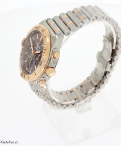 Alternative view of Breitling Chronomat 42 UB0134101B1U1 Automatic 42mm Unisex Replica Watch - Grey Dial, Gold/Steel Case