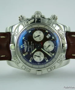 Breitling Chronomat 44 - Automatic 42mm Unisex Replica Watch - Black Dial, Steel Case