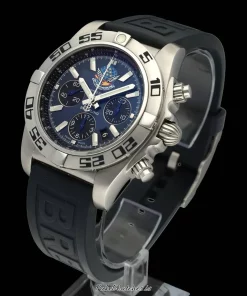Alternative view of Breitling Chronomat 44 AB0110 Automatic 44mm Unisex Replica Watch - Blue Dial, Steel Case