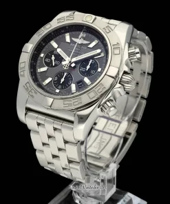Alternative view of Breitling Chronomat 44 AB0110 Automatic 44mm Unisex Replica Watch - Grey Dial, Steel Case