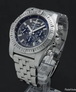 Alternative view of Breitling Chronomat 44 AB0115 Automatic 44mm Unisex Replica Watch - Grey Dial, Steel Case
