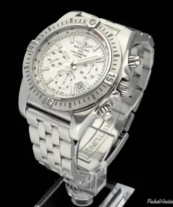 Alternative view of Breitling Chronomat 44 AB0115 Automatic 44mm Unisex Replica Watch - Silver Dial, Steel Case