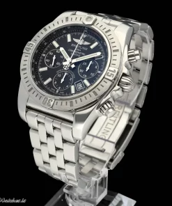 Alternative view of Breitling Chronomat 44 AB0115 Automatic 44mm Unisex Replica Watch - Black Dial, Steel Case