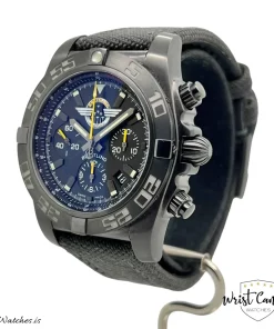 Alternative view of Breitling Chronomat 44 Blacksteel MB01109L.BD48.109W Automatic 44mm Unisex Replica Watch - Black Dial, Steel Case