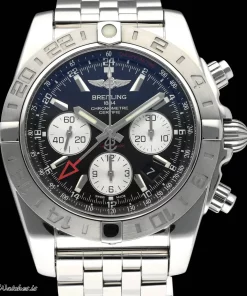Breitling Chronomat 44 GMT AB0420 Automatic 44mm Unisex Replica Watch - Black Dial, Steel Case