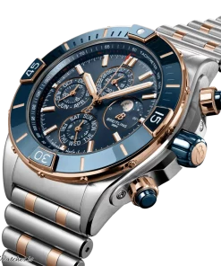 Alternative view of Breitling Chronomat 44 U19320161C1U1 Automatic 44mm Unisex Replica Watch - Blue Dial, Steel Case