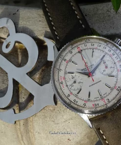 Breitling Chronomat 808 Manual winding 37mm Unisex Replica Watch - Silver Dial, Steel Case