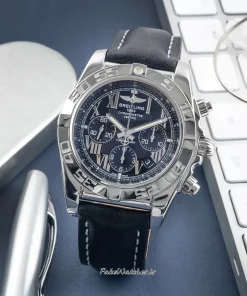 Breitling Chronomat A011B56PA Automatic 44mm Unisex Replica Watch - Black Dial, Steel Case