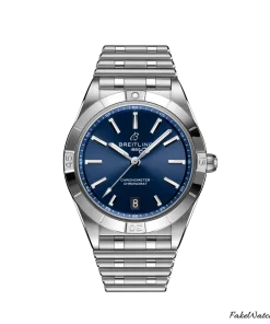 Breitling Chronomat A10380101C1A1 Automatic 36mm Female Replica Watch - Blue Dial, Steel Case