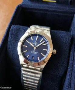 Alternative view of Breitling Chronomat A10380101C1A1 Automatic 36mm Female Replica Watch - Blue Dial, Steel Case