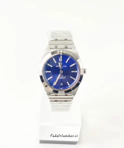 Breitling Chronomat A10380101C1A1 Automatic 36mm Female Replica Watch - Blue Dial, Steel Case