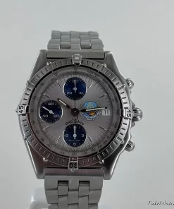 Alternative view of Breitling Chronomat A13048 Automatic Unisex Replica Watch - Silver Dial, Steel Case