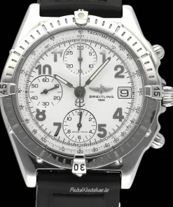 Breitling Chronomat A13050 Automatic 39mm Unisex Replica Watch - White Dial, Steel Case