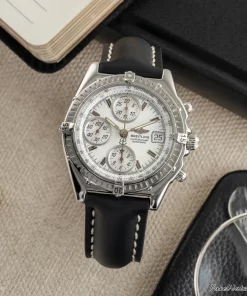 Breitling Chronomat A13050.1 Automatic 45mm Unisex Replica Watch - Silver Dial, Steel Case