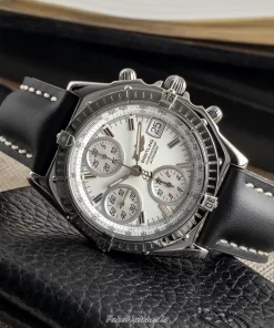 Alternative view of Breitling Chronomat A13050.1 Automatic 45mm Unisex Replica Watch - Silver Dial, Steel Case