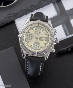 Breitling Chronomat A13050.1 Automatic 45mm Unisex Replica Watch - Beige Dial, Steel Case