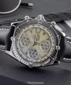 Alternative view of Breitling Chronomat A13050.1 Automatic 45mm Unisex Replica Watch - Beige Dial, Steel Case