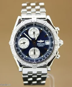 Breitling Chronomat A13352 Automatic 39mm Unisex Replica Watch - Black Dial, Steel Case