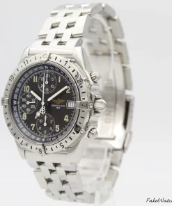 Alternative view of Breitling Chronomat A20048 Automatic 39mm Unisex Replica Watch - Grey Dial, Steel Case