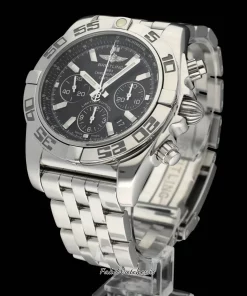 Alternative view of Breitling Chronomat AB0111 Automatic 44mm Unisex Replica Watch - Black Dial, Steel Case