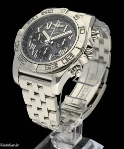 Alternative view of Breitling Chronomat AB0111 Automatic 44mm Unisex Replica Watch - Black Dial, Steel Case