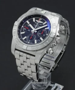 Alternative view of Breitling Chronomat AB0111 Automatic 44mm Unisex Replica Watch - Black Dial, Steel Case