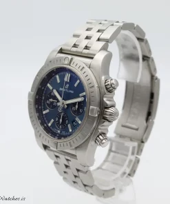 Alternative view of Breitling Chronomat AB0115101C1A1 Automatic 44mm Unisex Replica Watch - Blue Dial, Steel Case