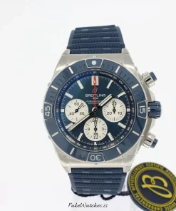 Breitling Chronomat AB0136161C1S1 Automatic 44mm Unisex Replica Watch - Blue Dial, Steel Case