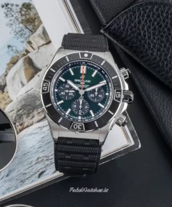 Breitling Chronomat AB0136251L1S1 Automatic 44mm Unisex Replica Watch - Green Dial, Steel Case