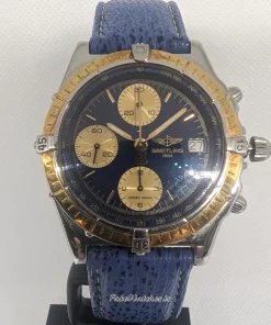 Breitling Chronomat B13048 Automatic 40mm Unisex Replica Watch - Blue Dial, Steel Case