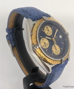 Alternative view of Breitling Chronomat B13048 Automatic 40mm Unisex Replica Watch - Blue Dial, Steel Case