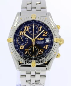 Breitling Chronomat B13050 Automatic 39mm Unisex Replica Watch - Blue Dial, Steel Case