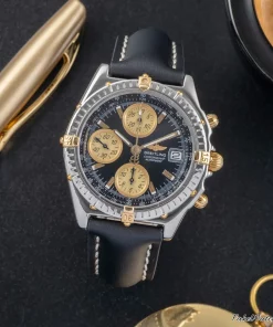 Breitling Chronomat B13050.1 Automatic 39mm Unisex Replica Watch - Black Dial, Steel Case